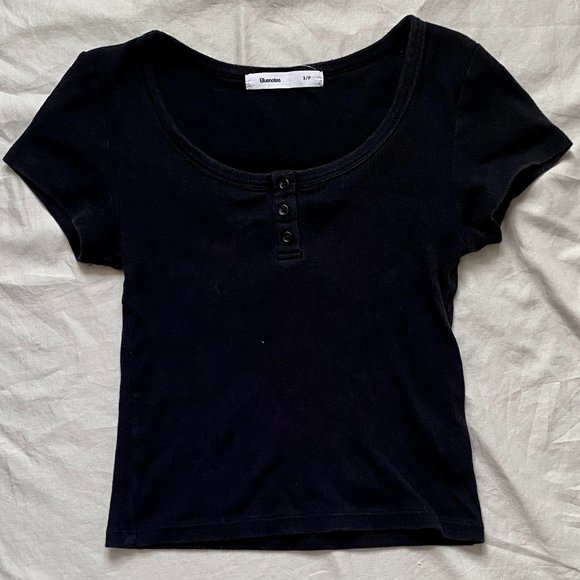 Ribbed Short sleeve T-shirt - Picture 1 of 3